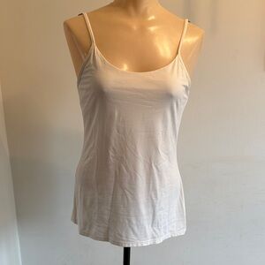 Women's White Spaghetti Strap Top